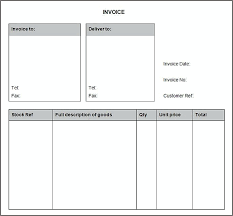 Open Office Invoice Template
