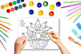 Check spelling or type a new query. Free Color By Number Flowers Made With Happy
