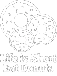 Donuts coloring page from desserts category. Donut Coloring Pages Best Coloring Pages For Kids