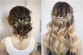 Sometimes the couple getting married will have opinions about bridesmaid hairstyles. 18 Wedding Hairstyles For Long Hair From Julia Alesionok Deer Pearl Flowers