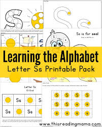 learning the alphabet free letter s printable pack this reading mama