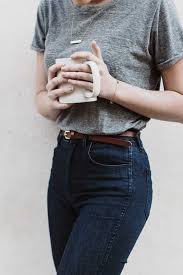 T Shirt And Jeans One Of My Favorite Looks So Cute Casual Outfits High Wasted Jeans Fashion