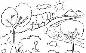Gambar gambar sketsa pemandangan alam garlerisket via galerisket.blogspot.com. Gambar Pemandangan Sungai Hitam Putih Gambar Pemandangan Sungai Hitam Putih Pemandangan Sungaihttp Pemandanganoce Blo Gambar Pedesaan Sketsa Halaman Mewarnai