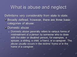 Abuse And Neglect Of Elders And Persons With Disabilities Ppt Video Online Download