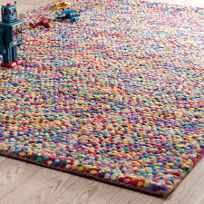 Zamówiona wersja 140x200 do samodzielnie zrobionego stelaża. Wollteppich 140 X 200 Cm Bunt Rainbow Maisons Du Monde