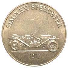 Token Sunoco Antique Car Coin Series 1 Simplex Speedster United States Numista