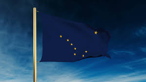 The big dipper is an asterism in the constellation ursa major which symbolizes a bear, an animal indigenous to alaska. Alaska Flag Slider Style Waving Stock Footage Video 100 Royalty Free 9270515 Shutterstock