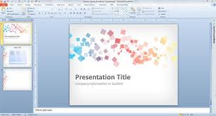 Powerpoint themes allow for a variety of presentation topics, giving you the freedom to choose the best presentation template design for your project. Free Abstract Squares Powerpoint Template