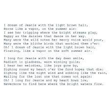 Stephen Foster Quotes Lyrics Lyric Poem Light Brown Hair