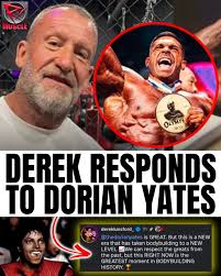 2 X MR. OLYMPIA DEREK LUNSFORD: "Right now is the GREATEST moment in  BODYBUILDING HISTORY" in response to 6 x Mr. Olympia Dorian Yates'  statement about today's bodybuilders. What say you? Are