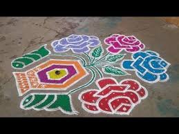 Rangoli Designs 17 Dot Beautiful Bird Rangoli Design 17 Dot 7 Times 7 Youtube Rangoli Designs Kolam Designs Alpona Design