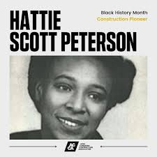 Breaking barriers and building legacies! 🏗️✨ Hattie Scott Peterson made  history as the first African-American woman to become a licensed civil  engineer in the U.S. Her groundbreaking work