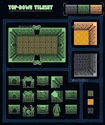 Top Down Game Tileset Pixel Art Design Pixel Art Pixel Art Tutorial