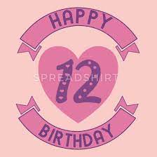12 Jaar Verjaardag Happy Birthday Meisje 12 Kinderen Premium Hoodie Spreadshirt