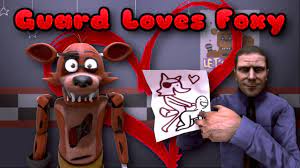 Five Nights at Freddy's| The Guard Loves Foxy| 3D Animation - YouTube