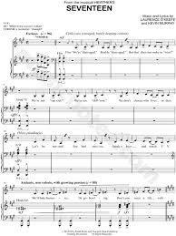 Download and print heather sheet music for easy piano by conan gray from sheet music direct. Seventeen From Heathers Musical Sheet Music In F Minor Transposable Download Print Sku Mn0145514