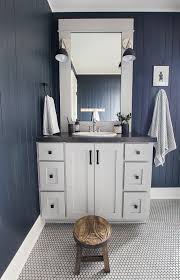 We would be more willing to do so, if they knew how to urinate in the toilet instead of the floor and walls. Navy And Gray Nautical Boy Bathroom The Lilypad Cottage