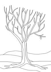 Jahreszeiten Baum Malvorlage Malvorlagencr