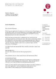 This letter is a reference to why the student wants to study at the institution and the course they intend to take. Ku Letter Of Admission