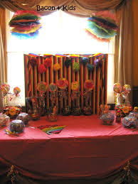 Sugar rush swirl lollipop props. Kindergarten Graduation Candy Themed Party Bacon Kids