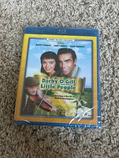 Darby O'Gill and the Little People blu ray NEW SEALED Disney Movie Club DMC