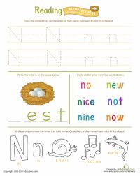 Get Ready For Reading All About The Letter N Letter N Worksheet Letter N Activities Preschool Letters