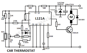 The thermostat circuit ic lm56 diagram was designed next to during kind controller. Car Thermostat Circuit Diagram
