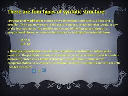 The two principal types of modifiers are 1. English Syntax Introduction To Transformational Grammar Overview Four