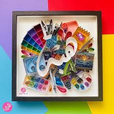 تنفيذنا للتصميم في الصورة السابقة اتمنى يعجبكم الحجم ٢٣ ف ٢٣ سم Home Decor Decor Frame