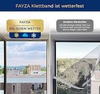 FAYZA Fly Screen Velcro Tape for Windows Premium Quality – 18 m Transparent Mounting Tape Fly Screen – Velcro Tape Self-Adhesive Fly Screen – Velcro ...