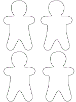 The final page encourages your kids to have some creative fun by decorating their own gingerbread house. The Gingerbread Man Coloring Pages