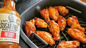 Ninja Foodi Grill Gameday Low Carb Bbq Chicken Wings G Hughes Youtube Bbq Chicken Wings Chicken Sauce Recipes Grilled Buffalo Chicken