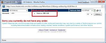 Key in your deposit amount and click on button. Online Trading With I Trade Cimb