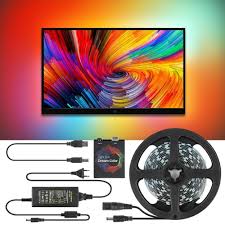 Diy Dream Color Background Lighting Kit For Smart Tvs And Pc Megahotdeal Net