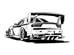 Rohmadsubekti I Will Draw Your Car Into Cool Detailed Line Art Vector For 10 On Fiverr Com Line Art Vector Car Artwork Doodle Art Designs