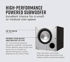 We can provide you with comprehensive subwoofer box calculator for online creating a high port length calculator this calculator will determine what length port to use in your ported enclosure. Amazon Com Polk Audio Psw10 10 Powered Subwoofer Power Port Technology Up To 100 Watts Big Bass In Compact Design Easy Setup With Home Theater Systems Black Home Audio Theater