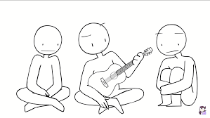 Draw The Squad Drawing Base Drawing Reference Poses Funny Drawings