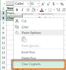 Excel Clear Contents Excel How To Remove Column