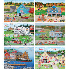 Enjoy the best free online jigsaw, with a new puzzle every day. Set Of 6 Wilfrido Limvalencia 300 Large Piece Jigsaw Puzzles Bits And Pieces Ca