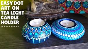Easy Dot Art On Tea Light Candle Holders By Neha S Dot Art Creations Youtube Candle & tea light holders └ home décor items └ home, furniture & diy all categories antiques art baby books, comics & magazines business, office & industrial cameras & photography cars, motorcycles & vehicles clothes.