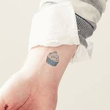 Crazy Food Tattoo On Wrist Cupcake Tattoos Tattoos Food Tattoos