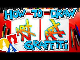 Graffiti generator with bubble style graffiti letters to create your own graffiti name or word. How To Draw The Word Art Simple Graffiti Style Challenge Time Safe Videos For Kids
