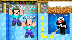 Balon Kafa Ile Noob U Cok Fena Trolledim Minecraft Youtube
