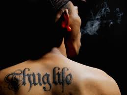 Tattoo Gangsta Quotes Tattoo Works good for stencil making on complex subject matters and saves time. tattoo gangsta quotes tattoo