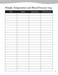 56 daily blood pressure log templates excel word pdf