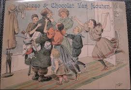 Cacao Van Houten Chromo Leviso Printer Axel Thiess Houten Cacao Van