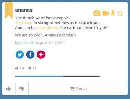 What does the name pinaple mean? Urban Dictionary On Twitter Hornymom666 Ananas The French Word For Pineapple Also Used In Slang Sometim Http T Co Jyupytl8rs Http T Co Hdjkqmfjii