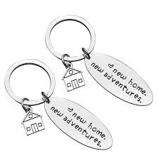 Usually ships within 24 hours. Housewarming Gifts Keychain For New Home Owner First Home Keyring Moving In Keychain Realtor Closing Gifts Best Neighbor Gifts First House Keychain Gift Romantic Gift For Couple Boyfriend Girlfriend Amazon In Clothing