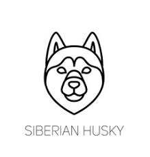 Check spelling or type a new query. Siberian Husky Outline Vector Images Over 100