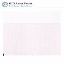 Ecg Ekg Paper Medical Cardiology Recording Chart 10 Packs Per Case Red Z Fold Ebay